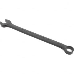 Blackhawk by Proto - 10mm 12 Point Offset Combination Wrench - 15° Offset Angle, 6-1/4" OAL, Steel, Black Finish - Exact Tooling
