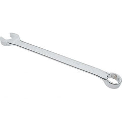 Blackhawk by Proto - 1-1/4" 12 Point Offset Combination Wrench - 15° Offset Angle, 16.9" OAL, Steel, Chrome Finish - Exact Tooling