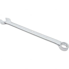Blackhawk by Proto - 17mm 12 Point Offset Combination Wrench - 15° Offset Angle, 10.14" OAL, Steel, Chrome Finish - Exact Tooling