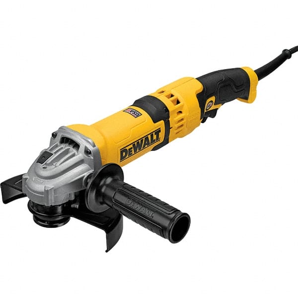 Black & Decker - 4-1/2 - 6" Wheel Diam, 9,000 RPM, Corded Angle & Disc Grinder - 5/8-11 Spindle, 120 Volts, 13 Amps - Exact Tooling