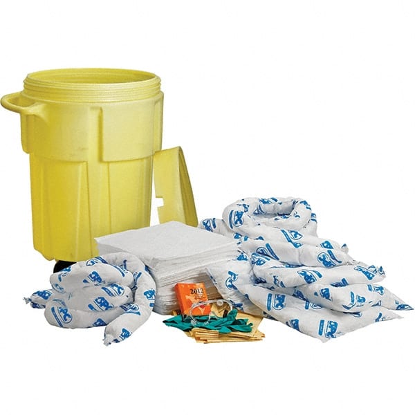 Brady SPC Sorbents - 38 Gal Capacity Oil Only Spill Kit - 55 Gal Polyethylene Drum - Exact Tooling