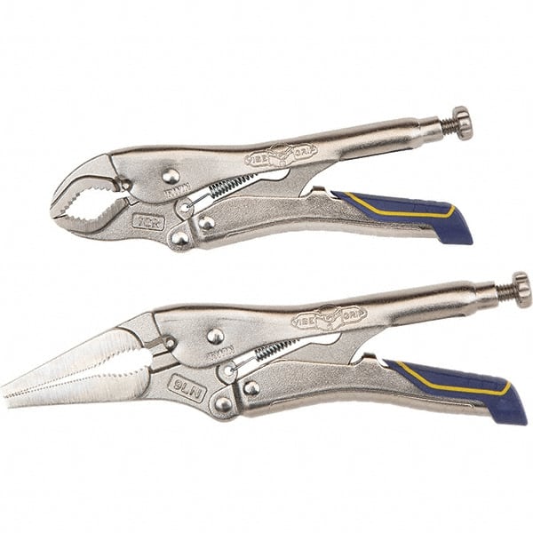 Irwin - Locking Pliers Plier Type: Locking Pliers Jaw Style: Curve w/Wire Cutter - Exact Tooling