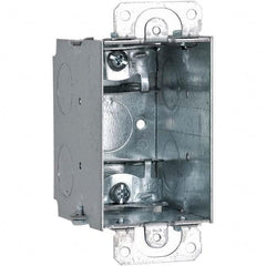 Hubbell-Raco - 4.22 x 2 x 2-3/4" Steel Rectangular Device Box - Exact Tooling