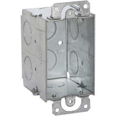 Hubbell-Raco - 4.22 x 2-1/4 x 2-3/4" Steel Rectangular Device Box - Exact Tooling