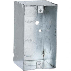 Hubbell-Raco - 4 x 2.11 x 2.2" Steel Rectangular Device Box - Exact Tooling