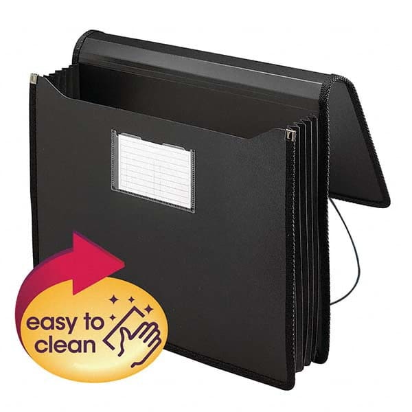 SMEAD - File Folders, Expansion Folders & Hanging Files Folder/File Type: Expanding Wallet Color: Black - Exact Tooling