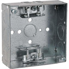 Hubbell-Raco - 4 x 4 x 1.563" Steel Square Device Box - Exact Tooling