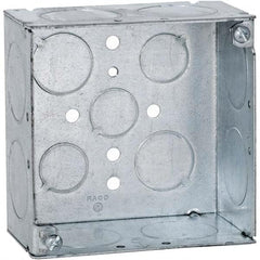 Hubbell-Raco - 4 x 4 x 2-1/2" Steel Square Device Box - Exact Tooling