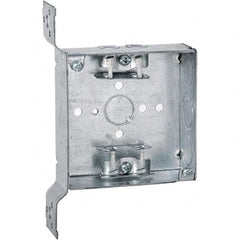 Hubbell-Raco - 6.88 x 4-3/8 x 1.563" Steel Square Device Box - Exact Tooling
