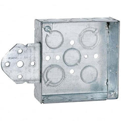 Hubbell-Raco - 4 x 6 x 1.563" Steel Square Device Box - Exact Tooling