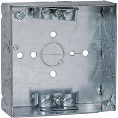 Hubbell-Raco - 4 x 4 x 1.563" Steel Square Device Box - Exact Tooling