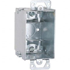 Hubbell-Raco - 4.22 x 2 x 2.795" Steel Rectangular Device Box - Exact Tooling