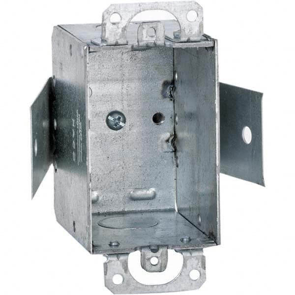 Hubbell-Raco - 4.22 x 3 x 2-1/2" Steel Rectangular Device Box - Exact Tooling
