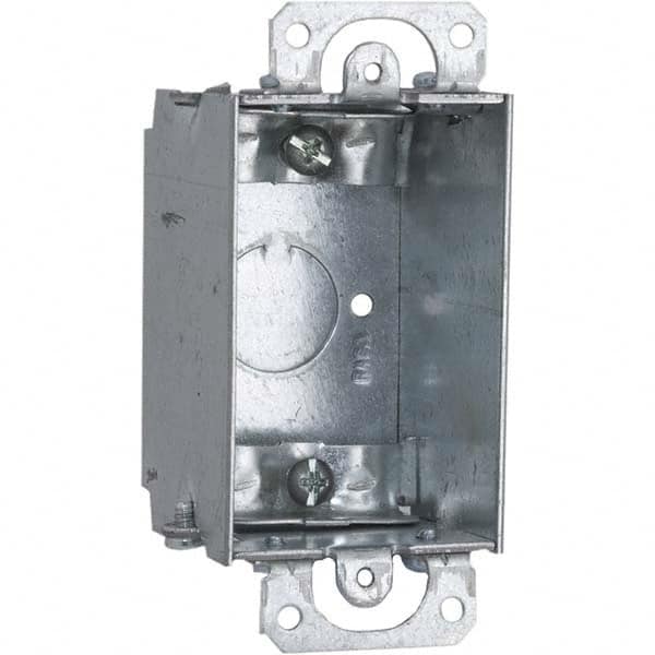 Hubbell-Raco - 4.22 x 2 x 2" Steel Rectangular Device Box - Exact Tooling