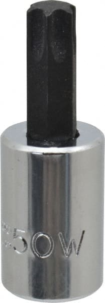 Proto - 3/8" Drive, T50 Torx Bit Socket - 1-31/32" OAL - Exact Tooling