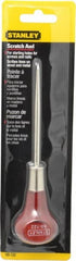 Stanley - 6-1/16" OAL Steel Scratch Awl - Hardwood Handle - Exact Tooling