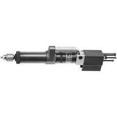 Ingersoll-Rand - 3/8" Reversible Keyed Chuck - Inline Handle, 1,450 RPM, 0.5 hp, 90 psi - Exact Tooling