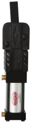 De-Sta-Co - 5,000 Lb Inner Hold Capacity, Vert Mount, Air Power Hold-Down Toggle Clamp - 3/8 NPT Port, 307.85mm Height Under Bar - Exact Tooling