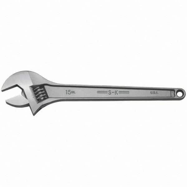 SK - Adjustable Wrench - Chrome Finish - Exact Tooling