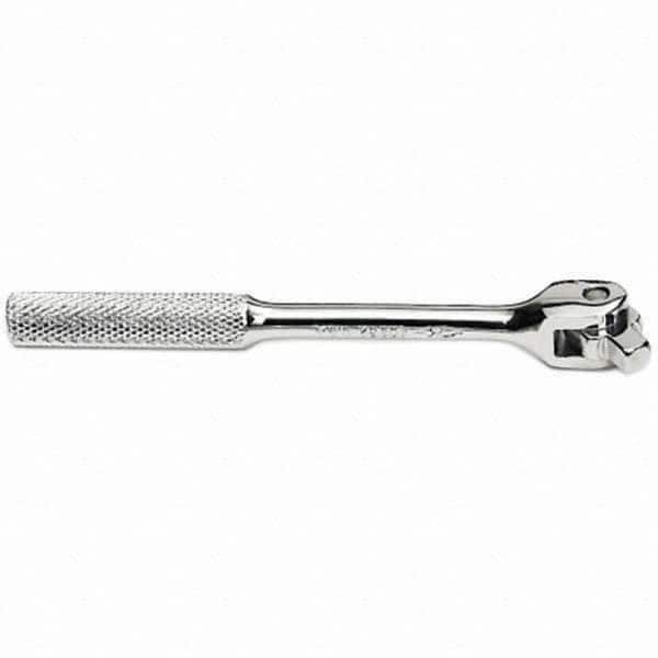 SK - Socket Handles - 1/4"DR 5.4"OAL FLEX HEAD HANDLE - Exact Tooling