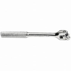 SK - Socket Handles - 1/4"DR 5.4"OAL FLEX HEAD HANDLE - Exact Tooling