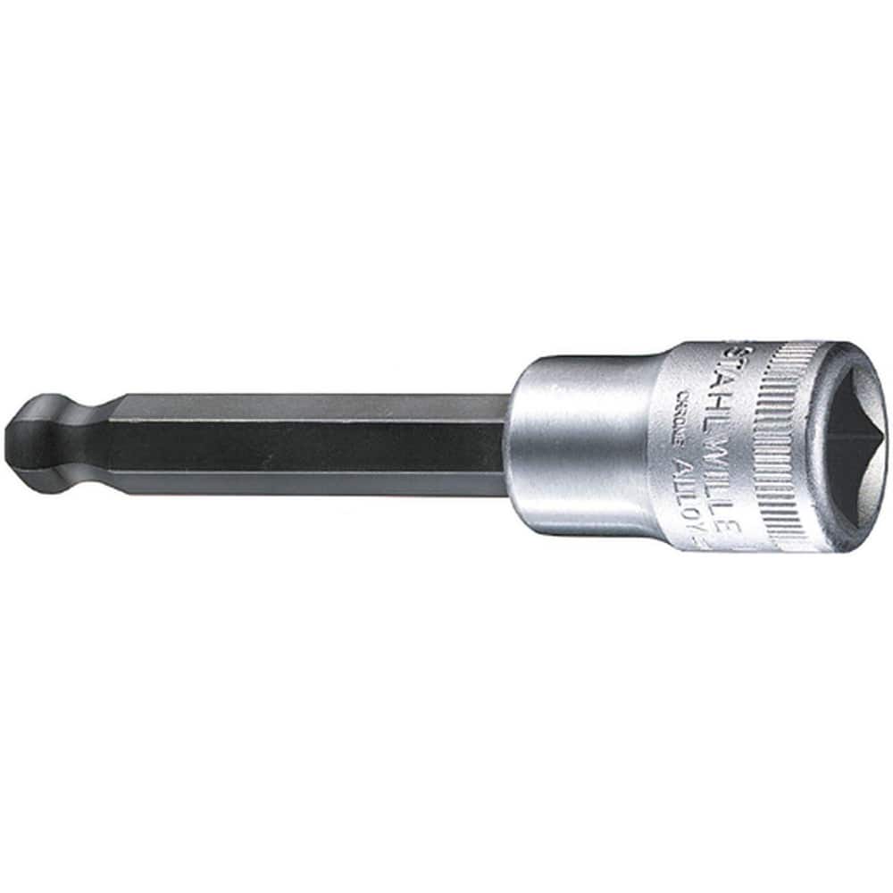 Hand Hex & Torx Bit Sockets; Socket Type: Ball End Socket; Hex Size (mm): 7.000; Bit Length: 62 mm; Insulated: No; Tether Style: Not Tether Capable; Material: Chrome Alloy Steel; Finish: Chrome-Plated; Overall Length (Decimal Inch): 3.9400; Non-sparking: