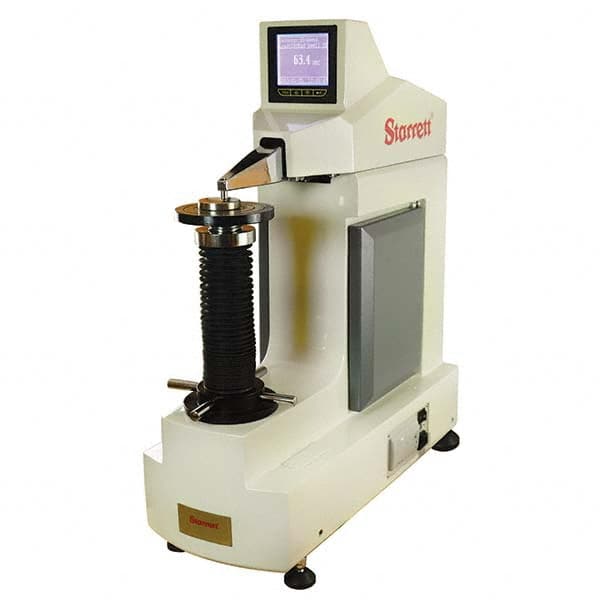Starrett - Bench Top Hardness Testers Scale Type: Rockwell Superficial Minimum Hardness: 345 - Exact Tooling