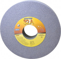 Norton - 12" Diam x 3" Hole x 2" Thick, I Hardness, 46 Grit Surface Grinding Wheel - Aluminum Oxide, Type 1, Coarse Grade, 2,070 Max RPM, Vitrified Bond, No Recess - Exact Tooling