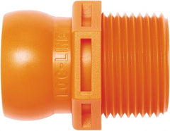 Loc-Line - 3/4" Hose ID, Male to Female Coolant Hose Connector - 3/4" NPT, For Loc-Line Modular Hose Systems - Exact Tooling