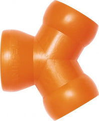 Loc-Line - 3/4" Hose Inside Diam, Coolant Hose Y-Fitting - For Use with Loc-Line Modular Hose System - Exact Tooling