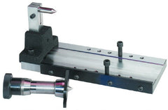 Harig - Base Plate and Tailstock Assembly - Compatible with Uni Dex 070-100 Grinding Fixture - Exact Tooling