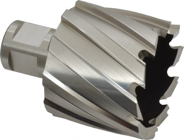 Hougen - 1-3/4" Diam x 1" Deep High Speed Steel Annular Cutter - Exact Tooling