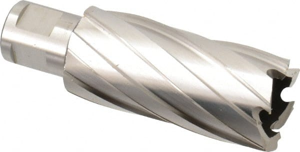 Hougen - 1-1/8" Diam x 2" Deep High Speed Steel Annular Cutter - Exact Tooling