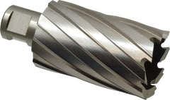 Hougen - 1-1/2" Diam x 2" Deep High Speed Steel Annular Cutter - Exact Tooling