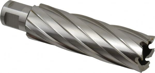 Hougen - 1-1/16" Diam x 3" Deep High Speed Steel Annular Cutter - Exact Tooling