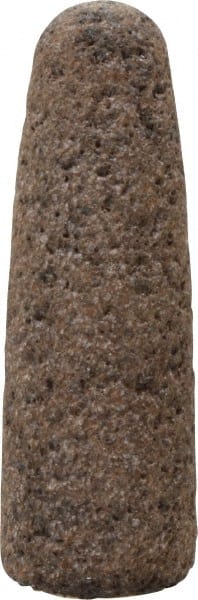 Norton - Type 16, 1" Max Diam, 3" Head Thickness, 24 Grit Cone - Aluminum Oxide, Very Coarse Grade, 3/8-24 Shank Thread - Exact Tooling