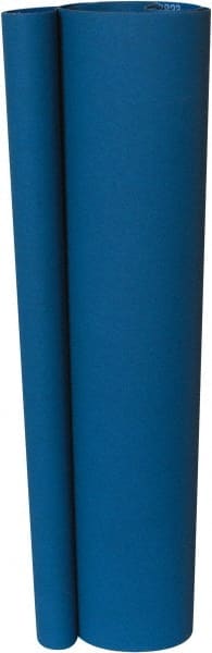 Norton - 25" Wide x 60" OAL, 80 Grit, Zirconia Alumina Abrasive Belt - Zirconia Alumina, Medium, Coated, X Weighted Cloth Backing, Wet/Dry, Series R823 - Exact Tooling