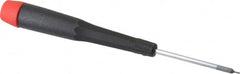 Wiha - 0.71mm Precision Miniature Hex Driver - 1-9/16" Bade Length, Tapered Handle, 4-3/4" OAL - Exact Tooling