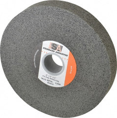 Standard Abrasives - 6" Diam, 1" Center Hole, Fine Grade, Silicon Carbide Deburring Wheel - Exact Tooling