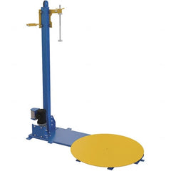 Vestil - 48 Inch Diameter, 4 to 6 Pallets per Hour, Semi Automatic, Light Duty Stretch and Pallet Wrap Machine - 4,000 Lbs. Capacity, 3 to 12 RPM, 2-3/8 Inch High - Exact Tooling