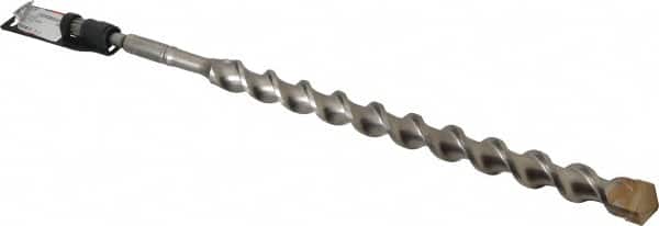 Milwaukee Tool - 1-1/4" Diam, Spline Shank, Carbide-Tipped Rotary & Hammer Drill Bit - Exact Tooling