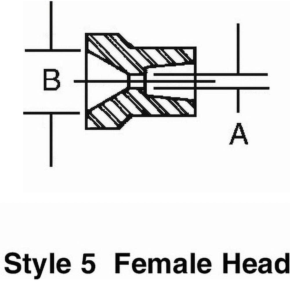 Riten - Lathe Center Points, Tips & Accessories; Product Type: Point ; Center Compatibility: Live Center ; Point Style: Female Point ; Minimum Point Diameter (Inch): 1/8 ; Minimum Point Diameter (Decimal Inch): 0.1250 ; Maximum Point Diameter (Decimal In - Exact Tooling
