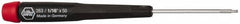 Wiha - 1/16" Precision Miniature Hex Driver - 1-31/32" Bade Length, Tapered Handle, 5-3/4" OAL - Exact Tooling