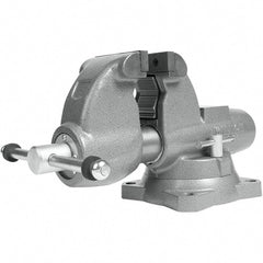 Wilton - Bench & Pipe Combination Vises Jaw Width (Inch): 4-1/2 Jaw Opening Capacity (Inch): 6 - Exact Tooling