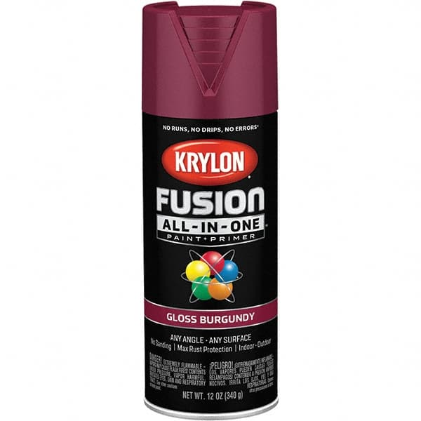 Krylon - Spray Paints Type: Acrylic Enamel Spray Paint Color: Burgundy - Exact Tooling