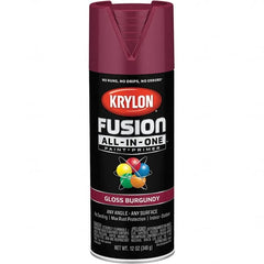 Krylon - Spray Paints Type: Acrylic Enamel Spray Paint Color: Burgundy - Exact Tooling
