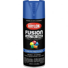 Krylon - Spray Paints Type: Acrylic Enamel Spray Paint Color: Patriotic Blue - Exact Tooling