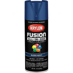 Krylon - Spray Paints Type: Acrylic Enamel Spray Paint Color: Navy - Exact Tooling