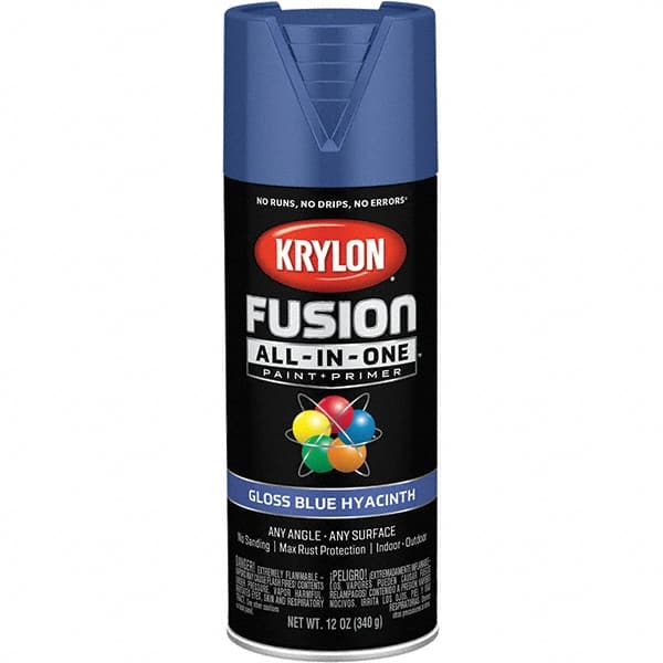 Krylon - Spray Paints Type: Acrylic Enamel Spray Paint Color: Blue Hyacinth - Exact Tooling