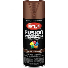 Krylon - Spray Paints Type: Acrylic Enamel Spray Paint Color: Espresso - Exact Tooling